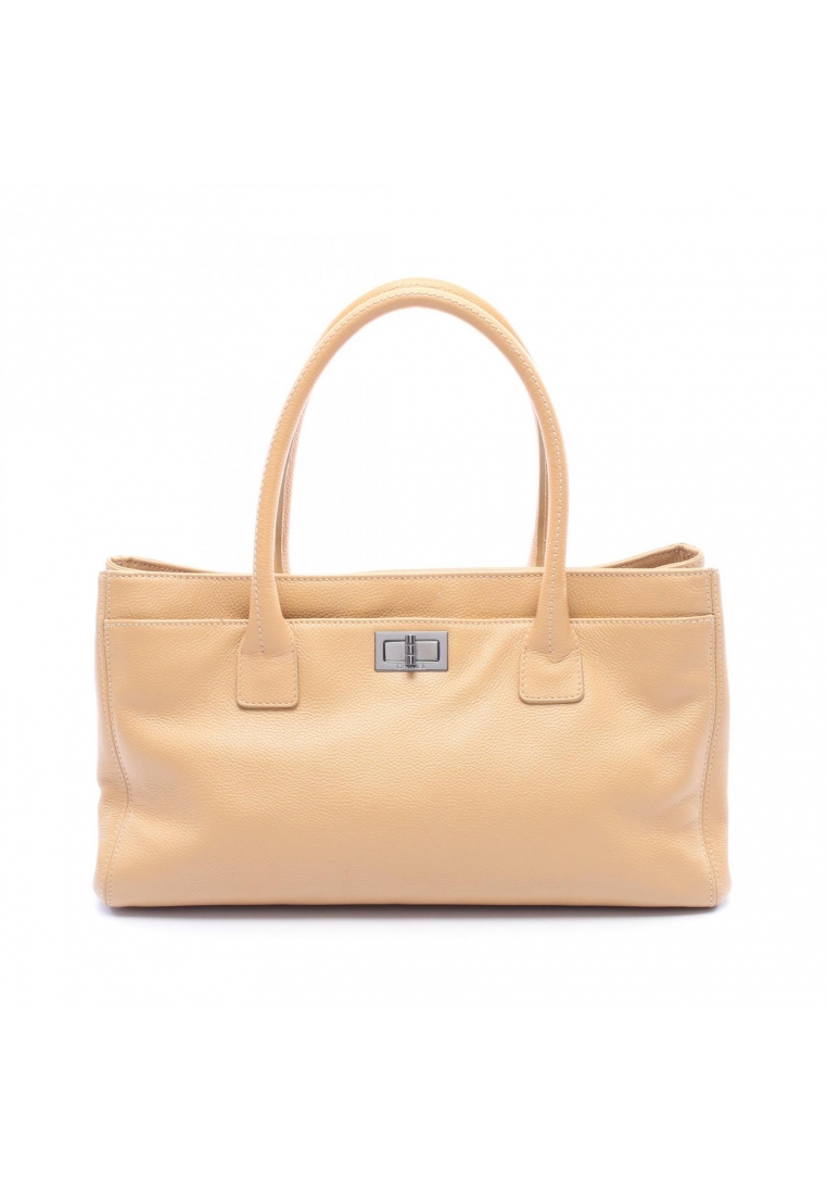 Chanel Pre-Loved Chanel 2.55 executive tote Handbag tote bag Caviar skin beige silver hardware