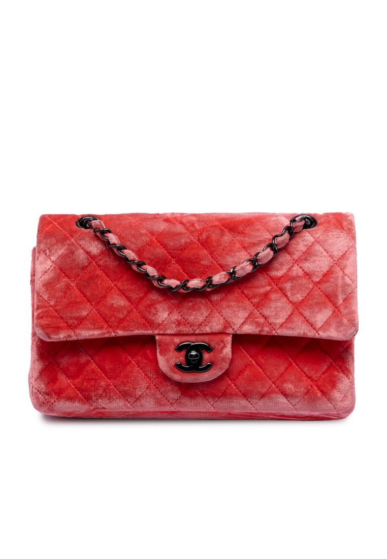 Chanel Pre-Loved Chanel Medium Classic Velvet Double Flap