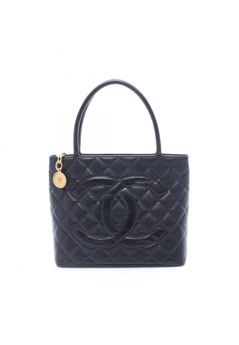 Chanel Pre-Loved Chanel reissue tote Handbag tote bag Caviar skin black gold hardware