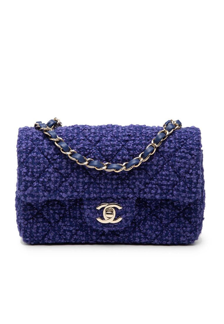Chanel Pre-Loved Chanel Mini Rectangular Classic Tweed Single Flap