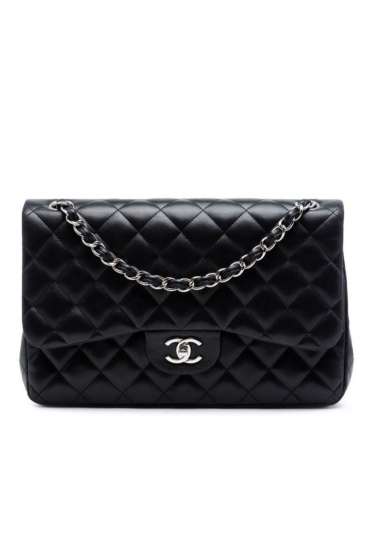 Chanel Pre-Loved Chanel Jumbo Classic Lambskin Double Flap
