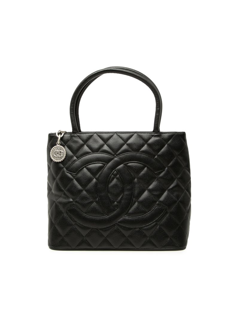 Chanel Pre-Loved Chanel Caviar Medallion Tote