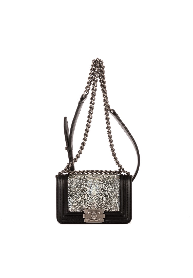 Chanel Pre-Loved Unique Piece Boy Galuchat