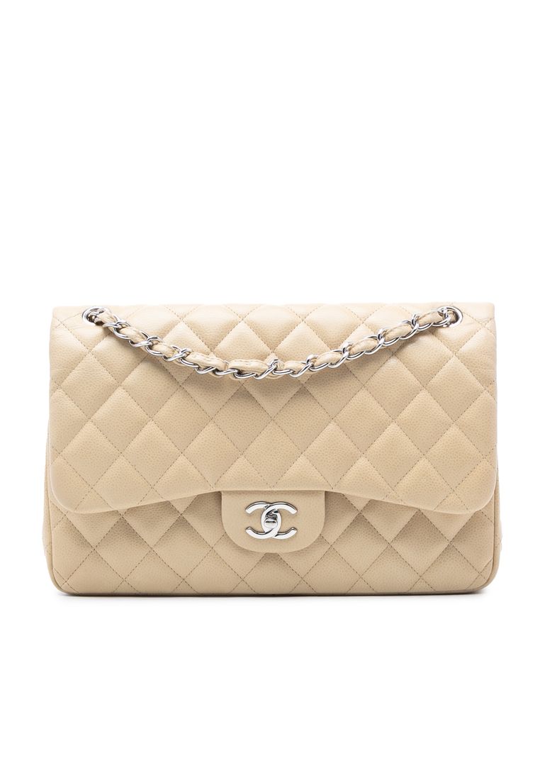 Chanel Pre-Loved Chanel Jumbo Classic Caviar Double Flap