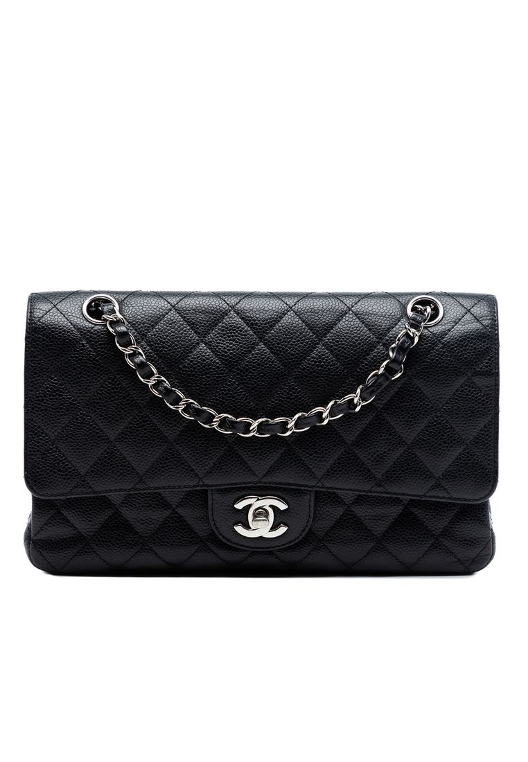 Chanel Pre-Loved Chanel Medium Classic Caviar Double Flap