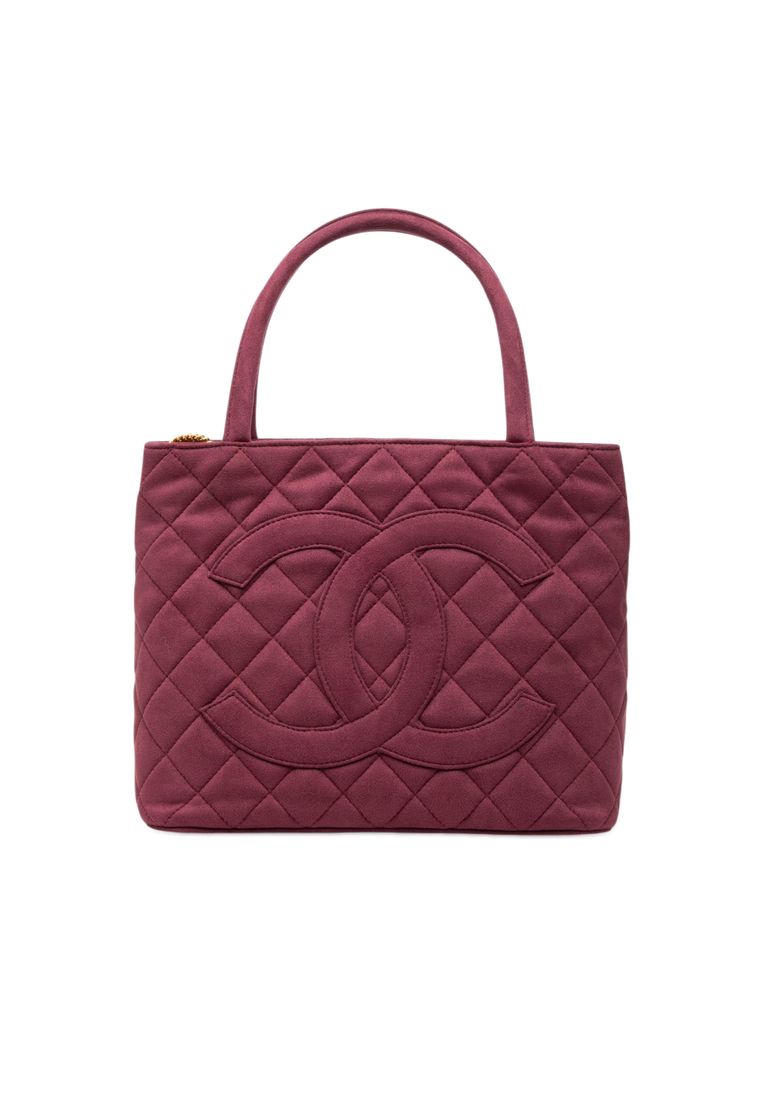Chanel Pre-Loved Chanel Suede Medallion Tote