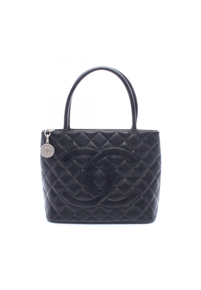 Chanel Pre-Loved Chanel reissue tote Handbag tote bag Caviar skin black silver hardware