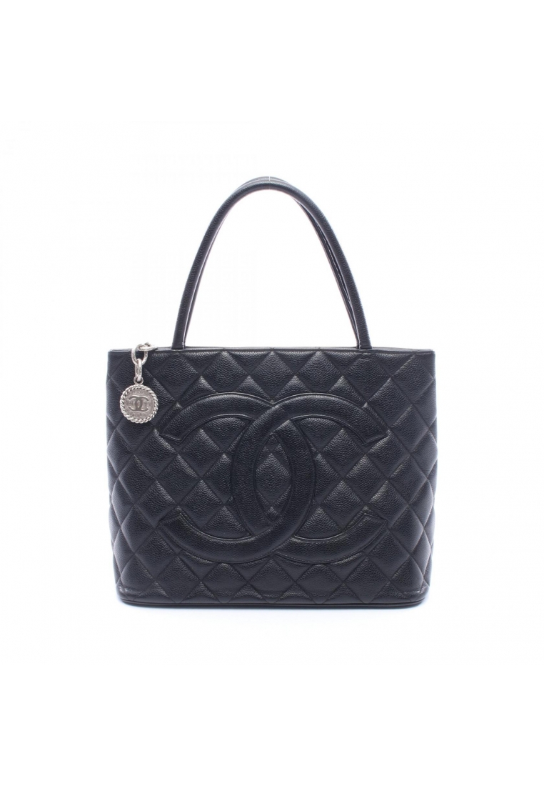 Chanel Pre-Loved Chanel reissue tote Handbag tote bag Caviar skin black silver hardware