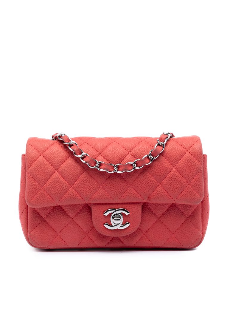 CHANEL Pre-Loved Chanel Mini Rectangular Classic Caviar Single Flap
