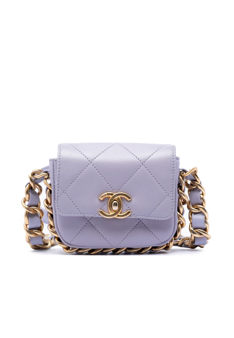 Chanel Pre-Loved Chanel Mini Quilted Calfskin Framing Chain Flap
