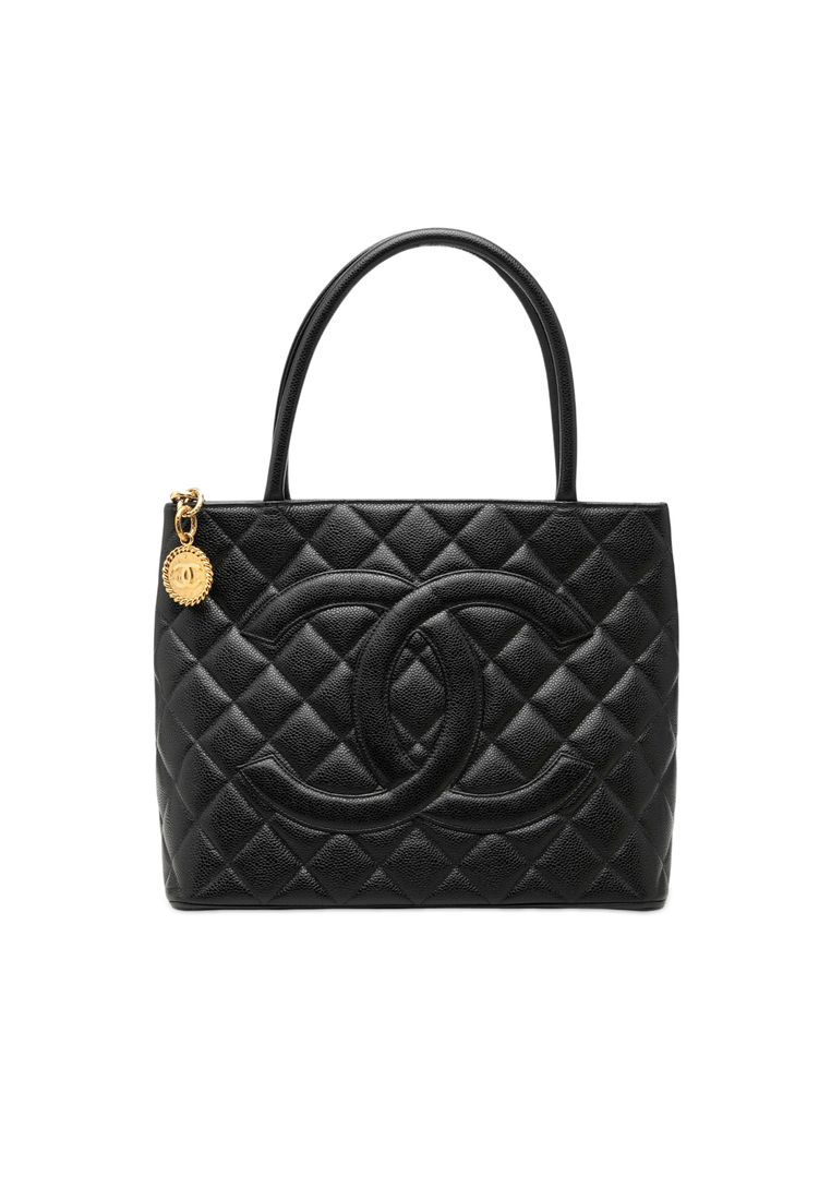 CHANEL Pre-Loved Chanel Caviar Medallion Tote