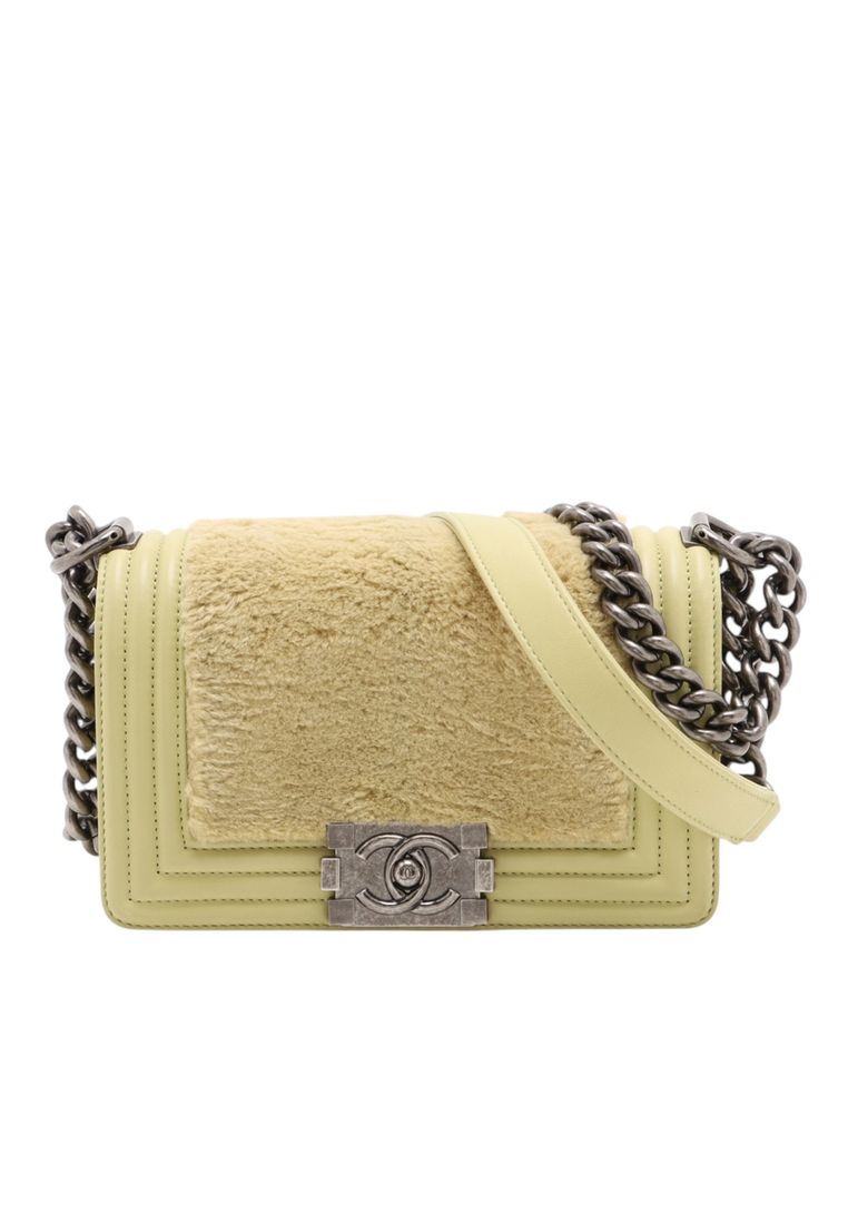 Chanel Pre-Loved Chanel Small Shearling Boy Flap