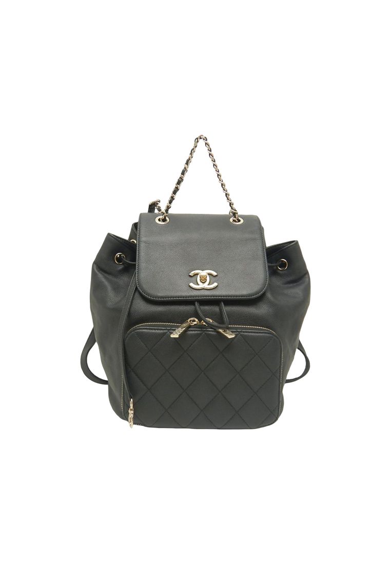 CHANEL Pre-Loved Chanel Business Affinity Caviar Backpack