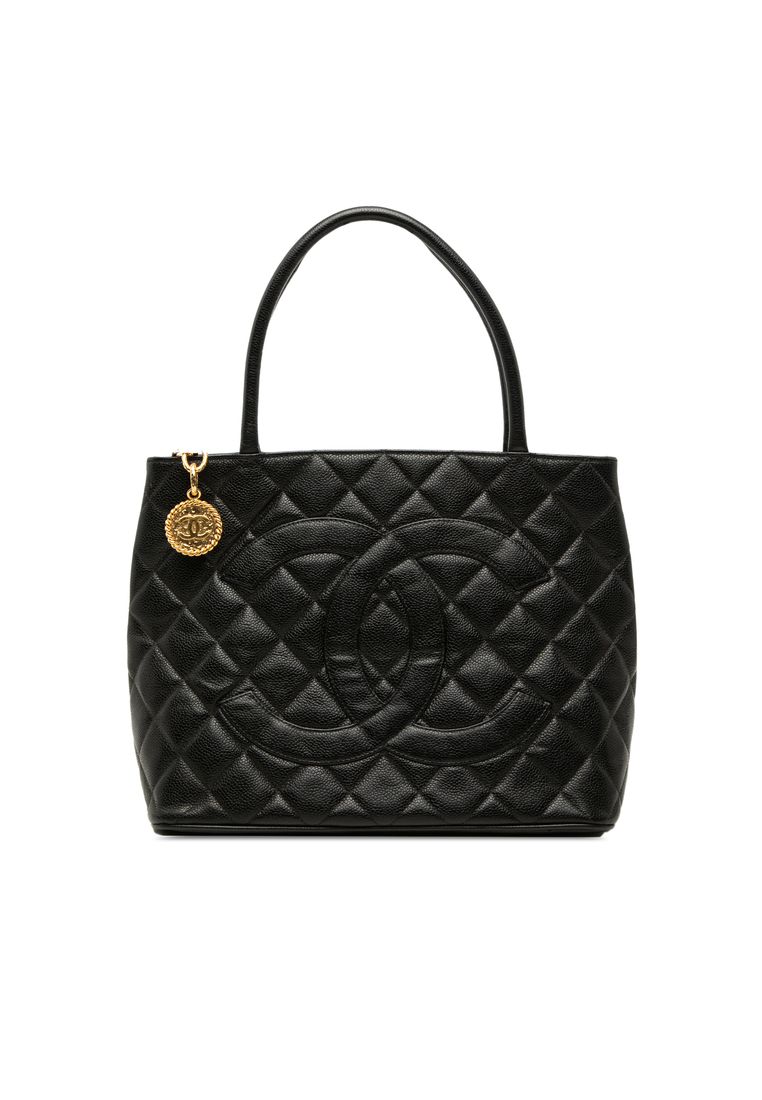 CHANEL Pre-Loved Chanel Caviar Medallion Tote