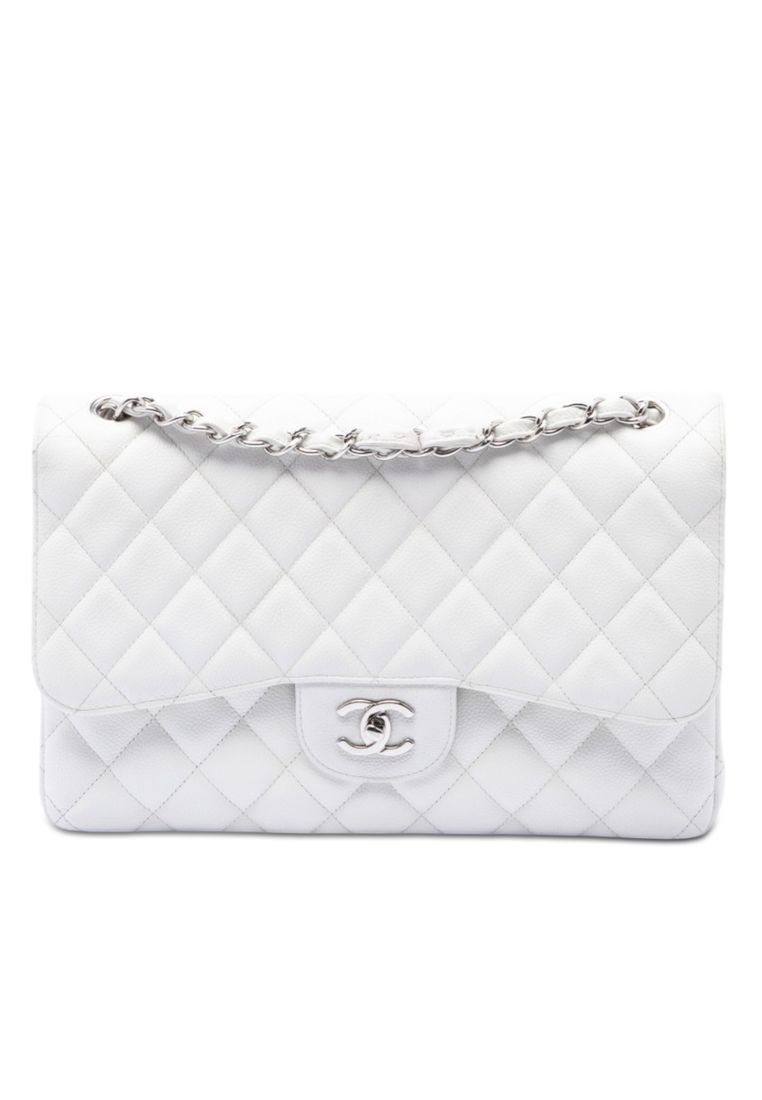 Chanel Pre-Loved Chanel Jumbo Classic Caviar Double Flap