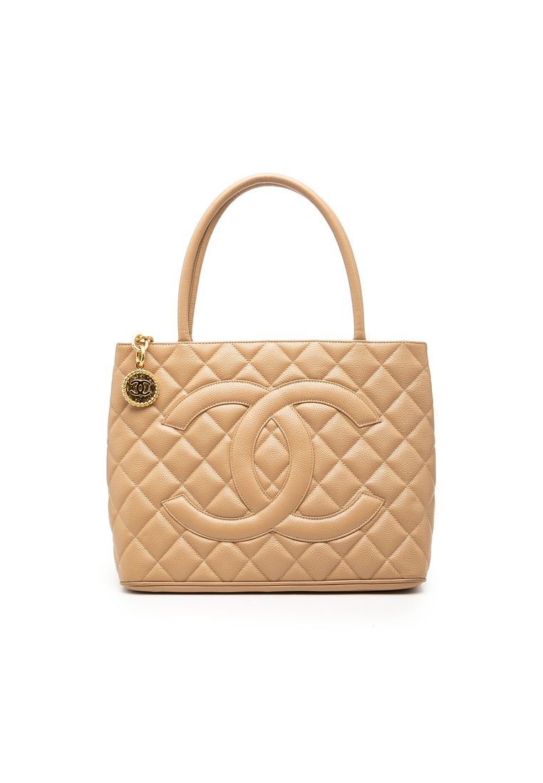 CHANEL Pre-Loved Chanel Caviar Medallion Tote