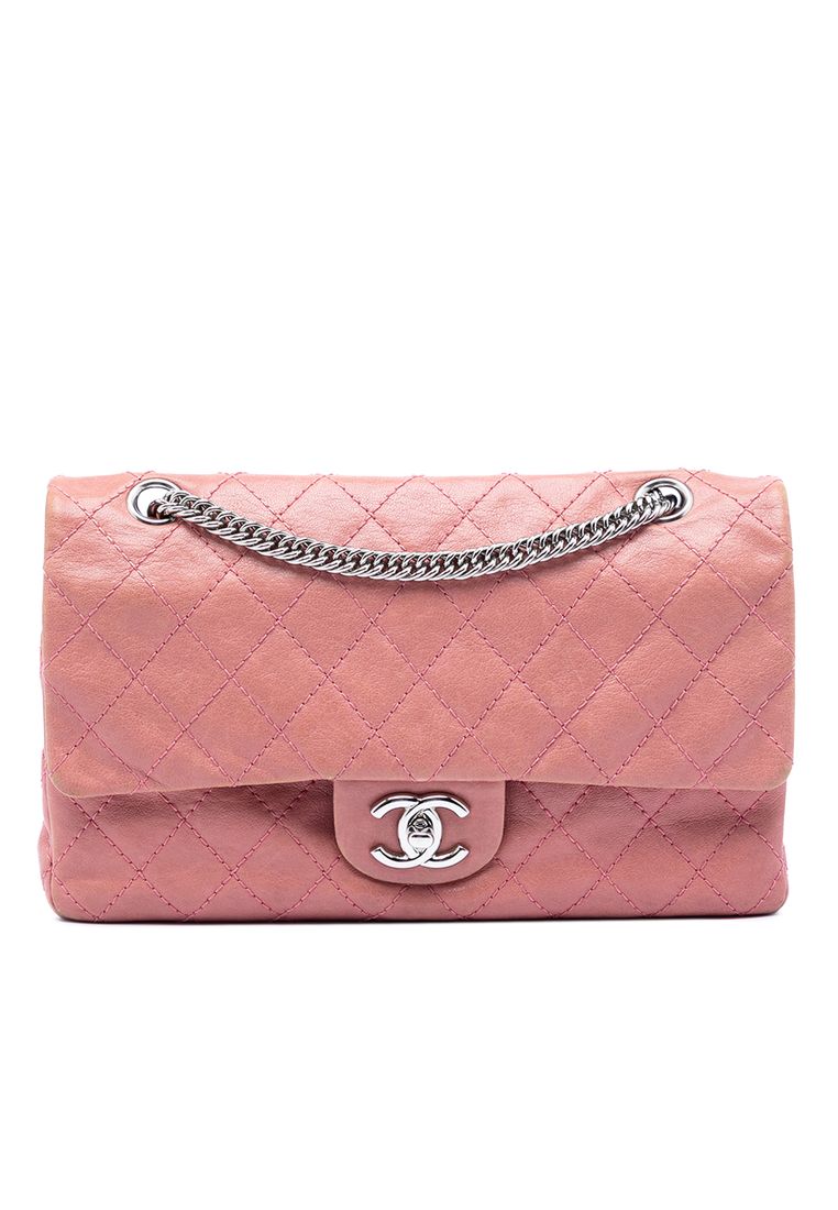 Chanel Pre-Loved Chanel Medium Classic Washed Lambskin Bijoux Chain Double Flap
