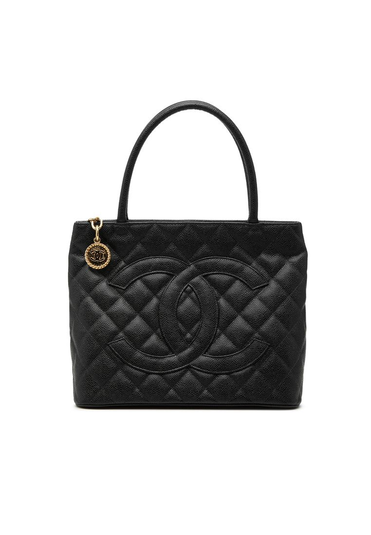 Chanel Pre-Loved Chanel Caviar Medallion Tote