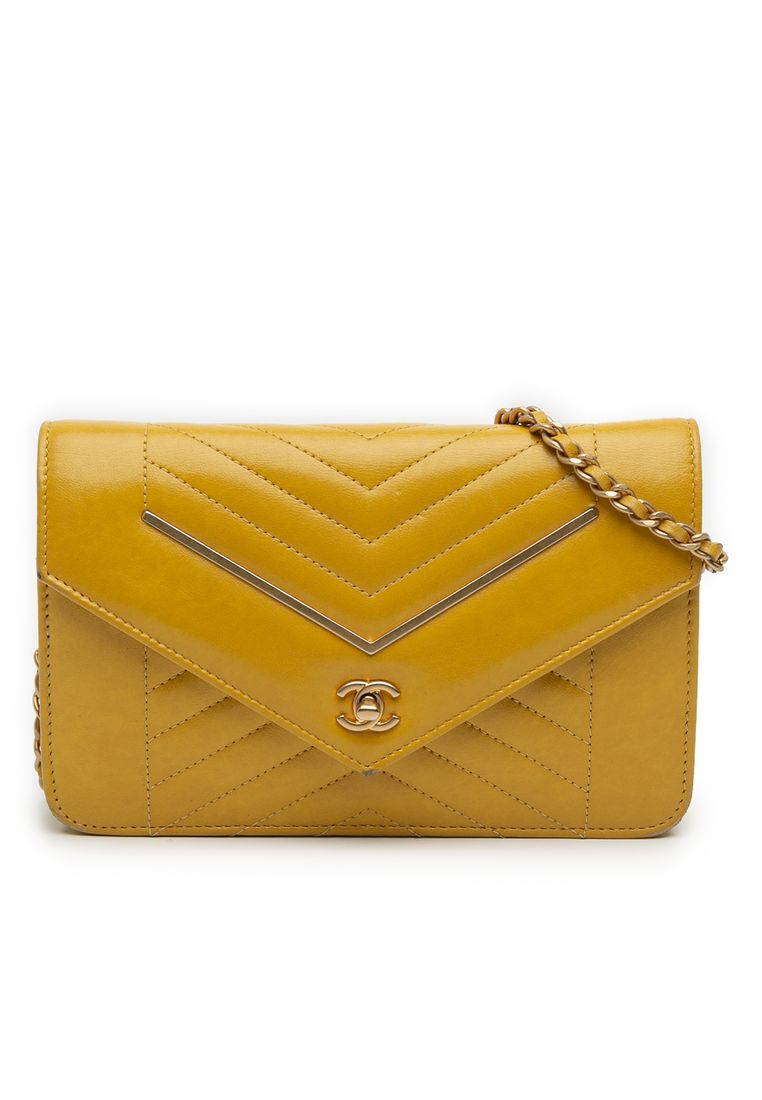 Chanel Pre-Loved Chanel Small Reversed Chevron Lambskin Flap