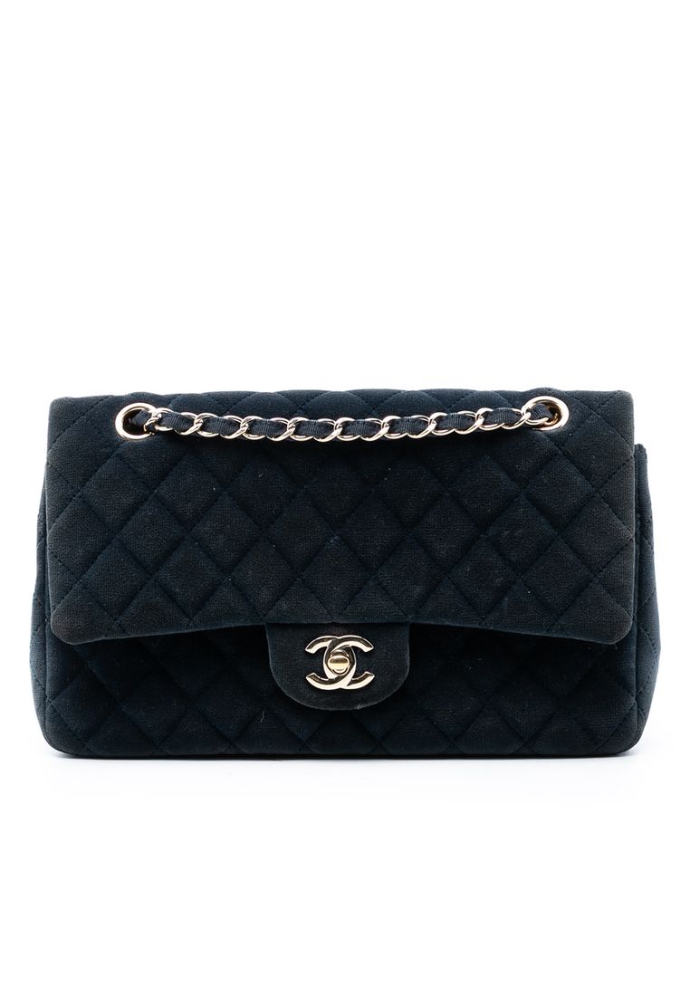 Chanel Pre-Loved Chanel Medium Classic Velvet Double Flap
