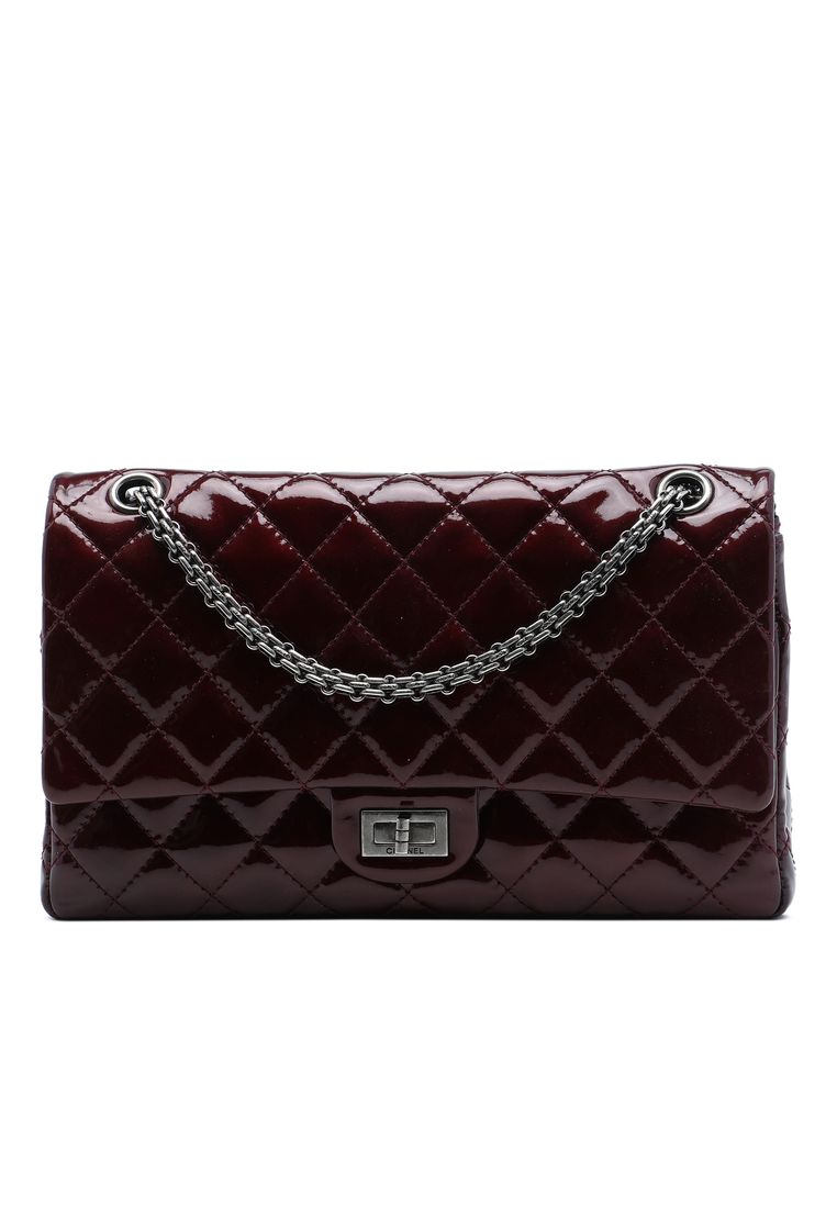 Chanel Pre-Loved Chanel Quilted Patent Reissue 2.55 Double Flap 226