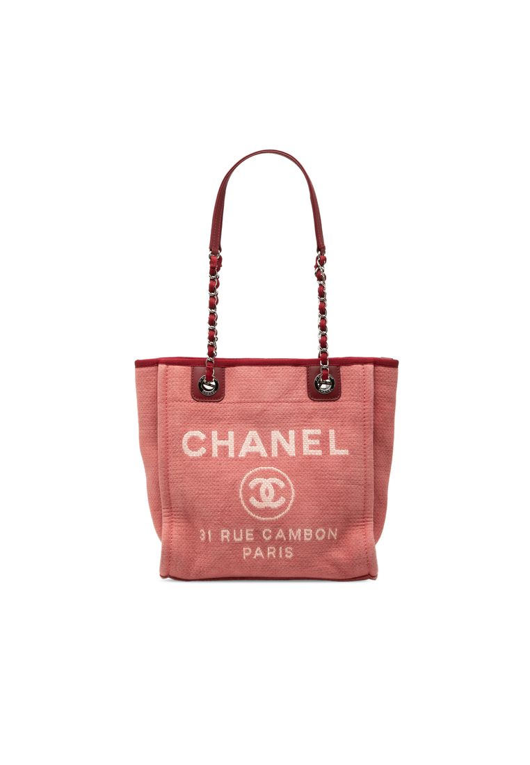 Chanel Pre-Loved Chanel Mini Canvas Deauville Tote