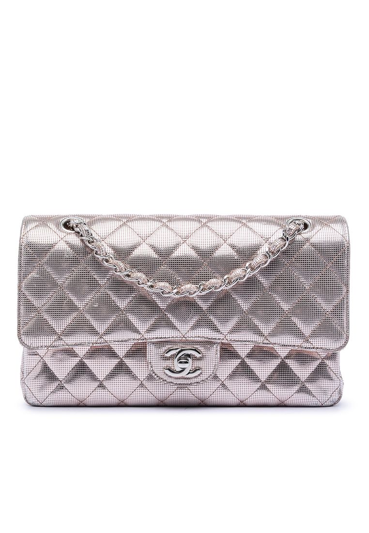 CHANEL Pre-Loved Chanel Medium Classic Calfskin Pixel Effect Double Flap