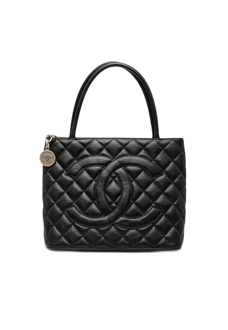 CHANEL Pre-Loved Chanel Caviar Medallion Tote
