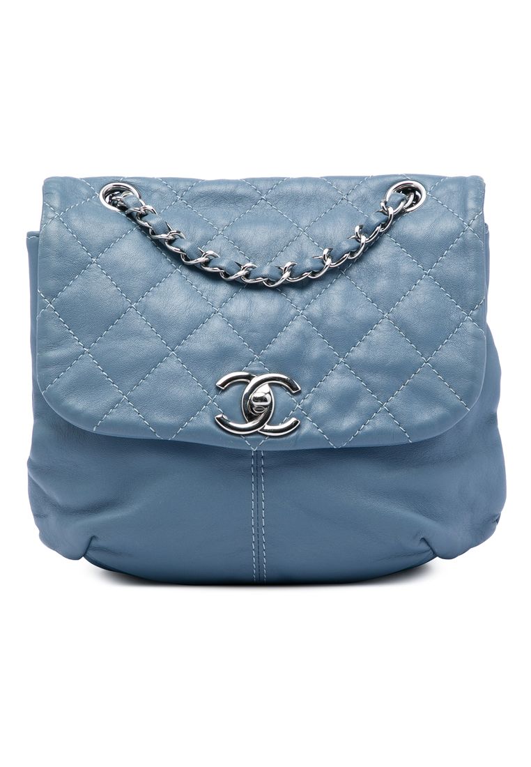 Chanel Pre-Loved Chanel Mini Quilted Lambskin Trianon Messenger Flap