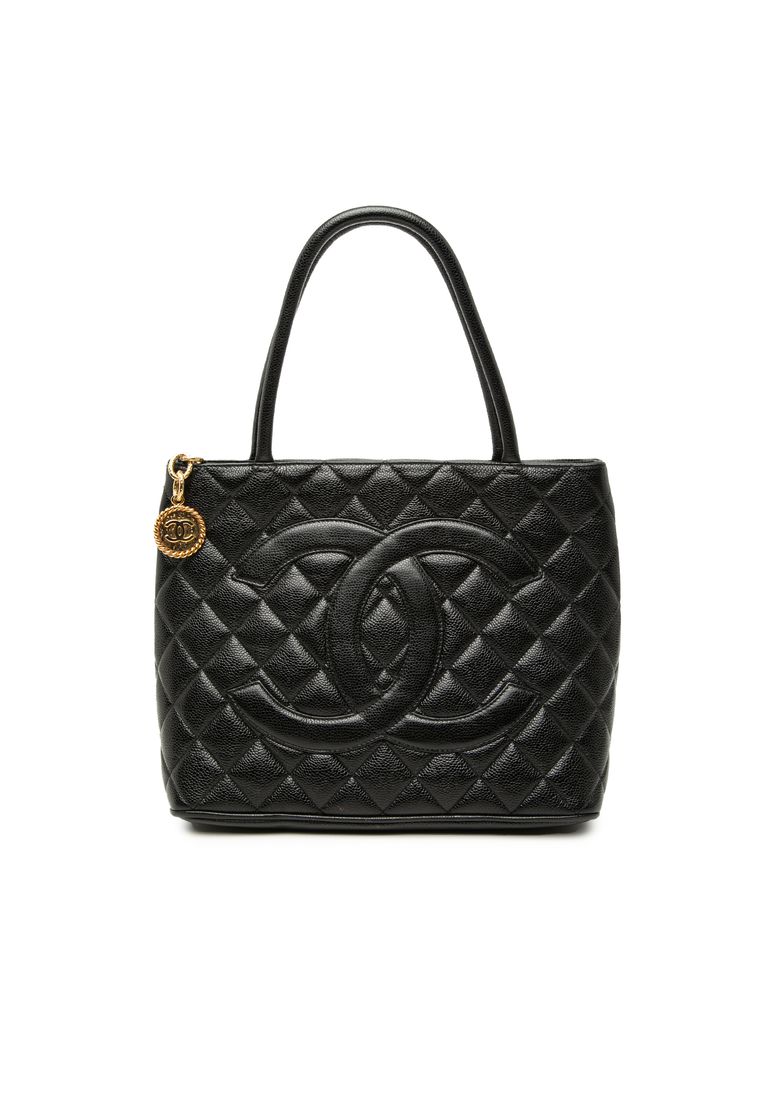 CHANEL Pre-Loved Chanel Caviar Medallion Tote
