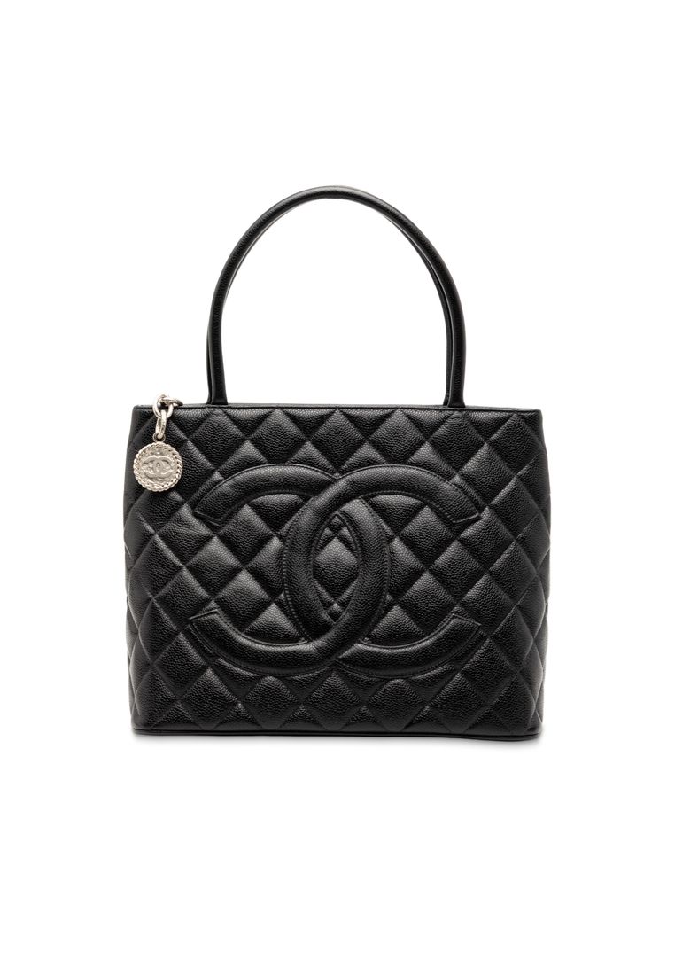 Chanel Pre-Loved Chanel Caviar Medallion Tote