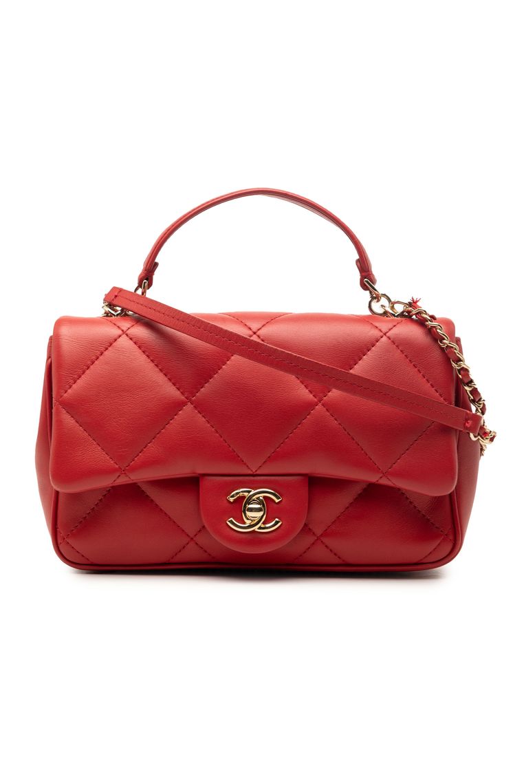 Chanel Pre-Loved Chanel Small Lambskin Easy Carry Flap