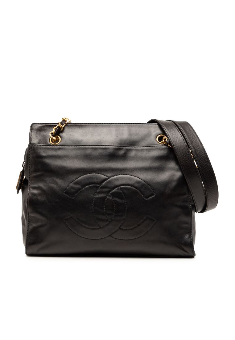 Chanel Pre-Loved Chanel Cc Lambskin Chain Tote