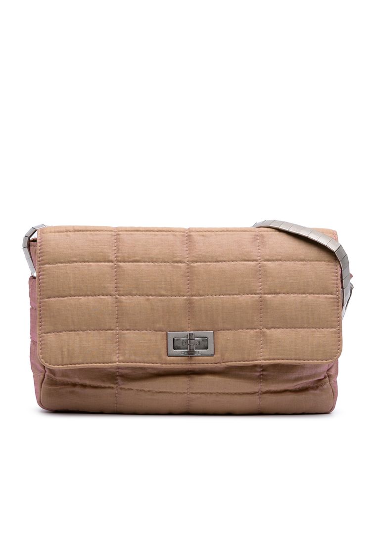 Chanel Pre-Loved Chanel Quilted Iridescent Nylon Mademoiselle Flap