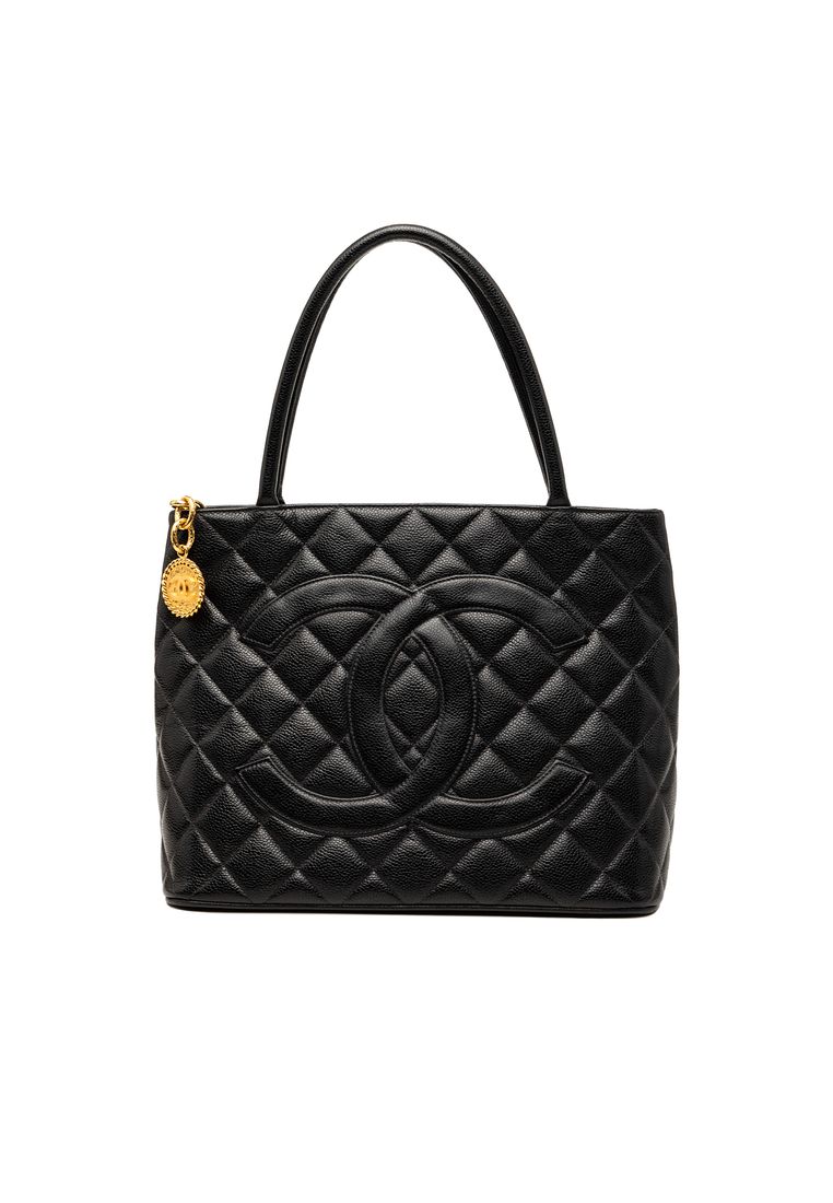 CHANEL Pre-Loved Chanel Caviar Medallion Tote