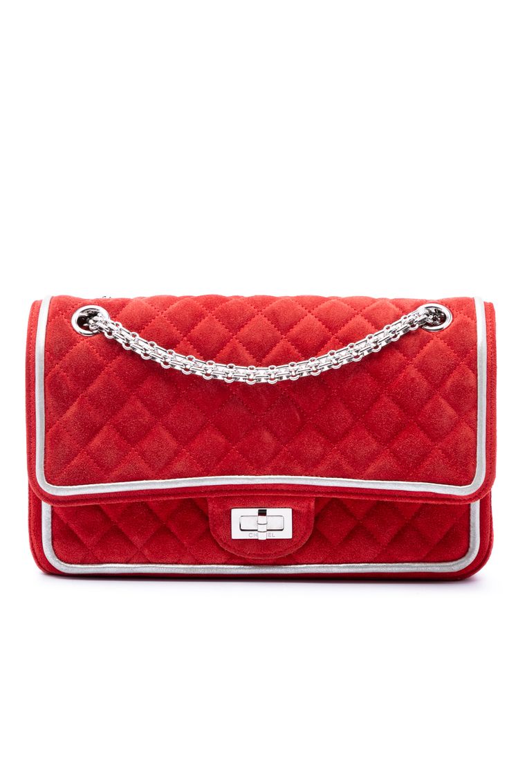 Chanel Pre-Loved Chanel Quilted Suede Reissue 2.55 Double Flap 225