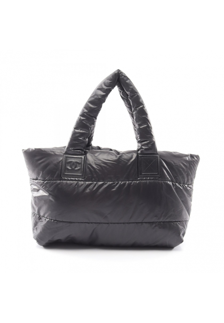 Chanel Pre-Loved Chanel Coco Coon MM Handbag tote bag Nylon black silver hardware