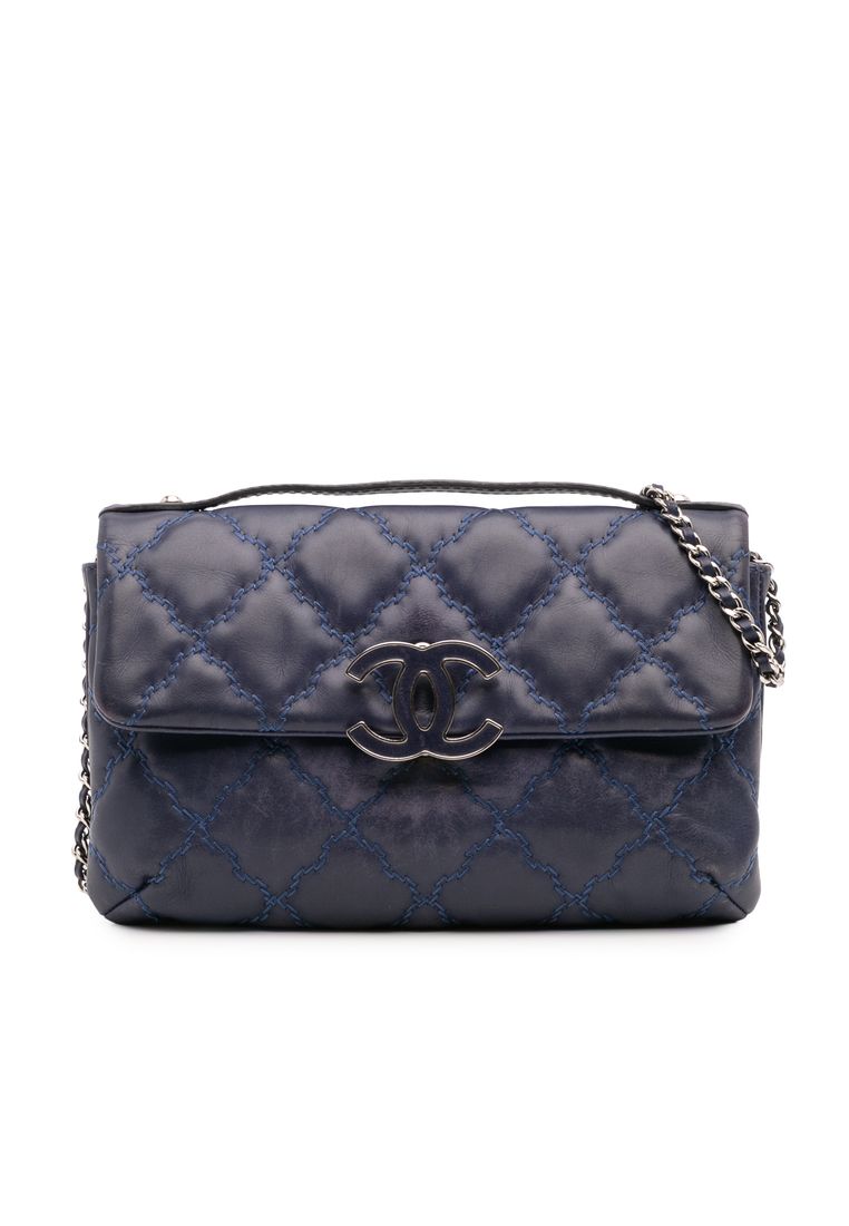 Chanel Pre-Loved Chanel Mini Double Stitch Hamptons Flap