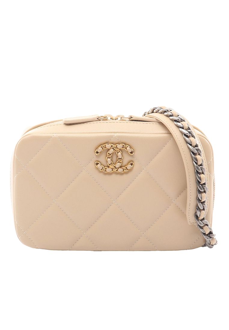 CHANEL Pre-Loved Chanel Lambskin 19 Camera Bag