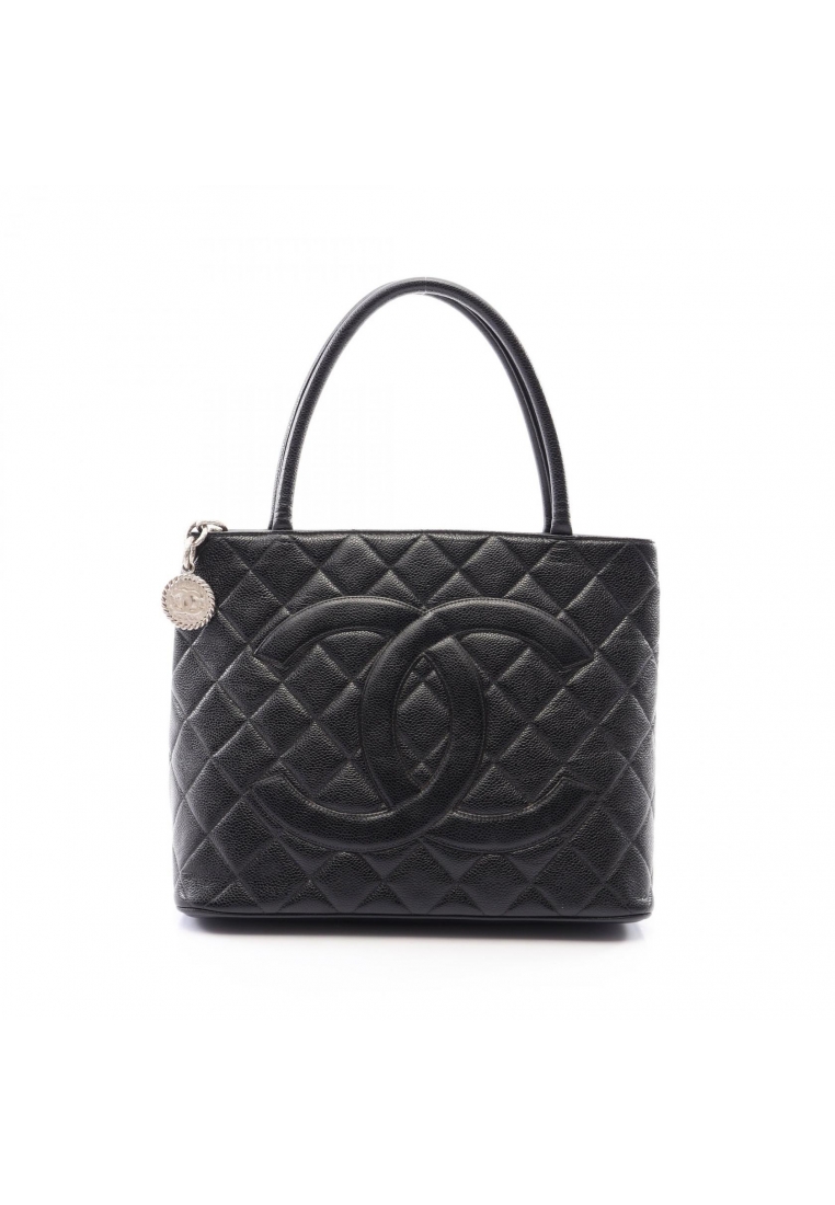 Chanel Pre-Loved Chanel reissue tote Handbag tote bag Caviar skin black silver hardware
