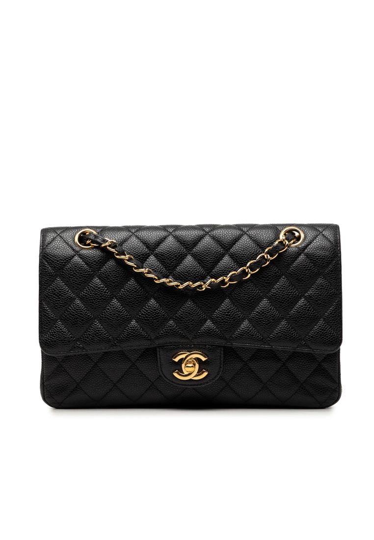 CHANEL Pre-Loved Chanel Medium Classic Caviar Double Flap