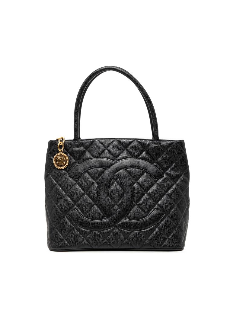 CHANEL Pre-Loved Chanel Caviar Medallion Tote