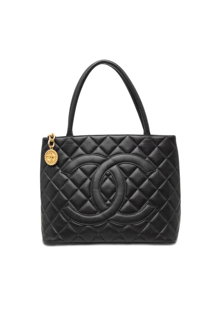 CHANEL Pre-Loved Chanel Caviar Medallion Tote