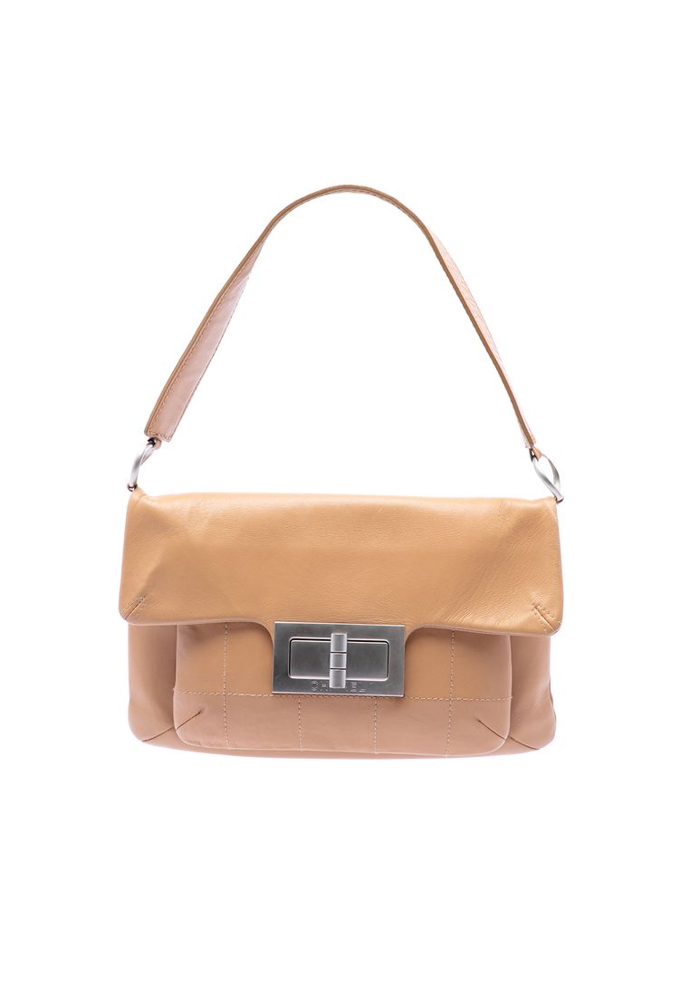 Chanel Pre-Loved Chanel Calfskin Square Stitched Mademoiselle Shoulder Bag