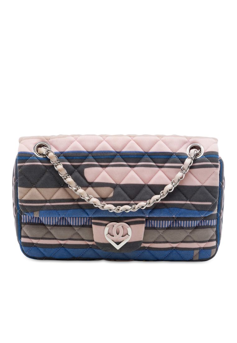 Chanel Pre-Loved Chanel Small Quilted Jersey Ocean Drive Flap