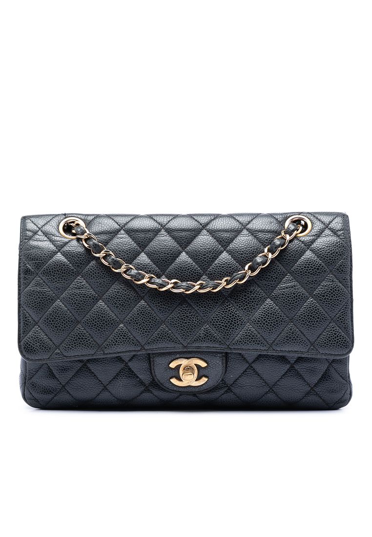 Chanel Pre-Loved Chanel Medium Classic Caviar Double Flap