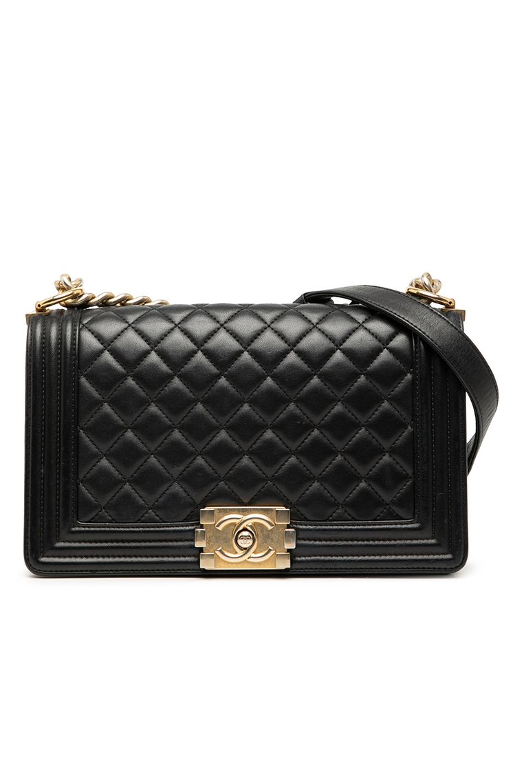 Chanel Pre-Loved Chanel Medium Quilted Lambskin Boy Flap