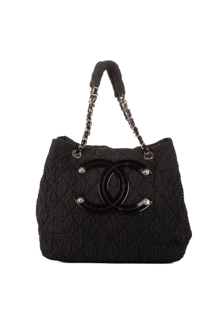 Chanel Pre-Loved CC Logo Tote Bag