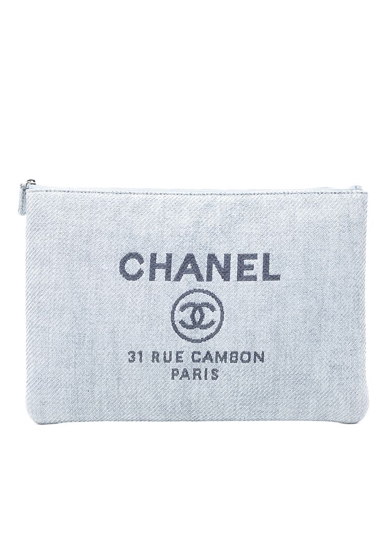 Chanel Pre-Loved Chanel Large Canvas Deauville O Case