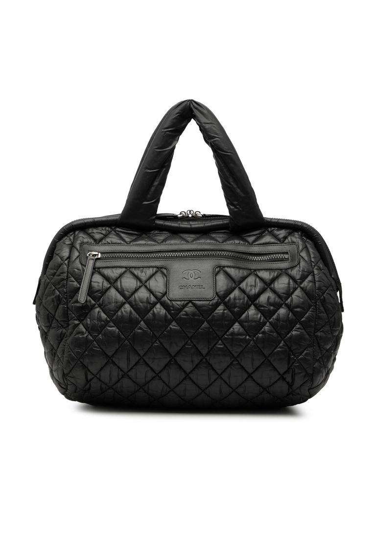 Chanel Pre-Loved Chanel Quilted Nylon Coco Cocoon Bowling Bag